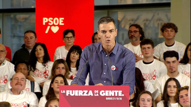 Sánchez advierte de que si Feijóo y Abascal ganan harán lo mismo que Milei en Ar