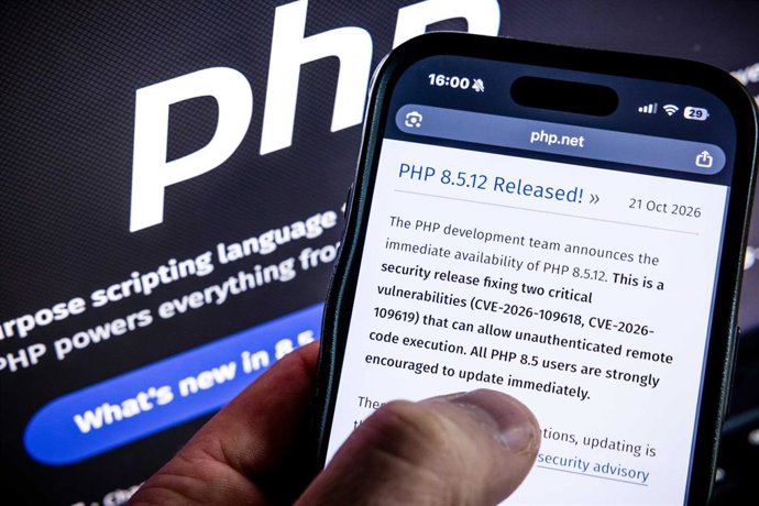 España recomienda actualizar de inmediato PHP