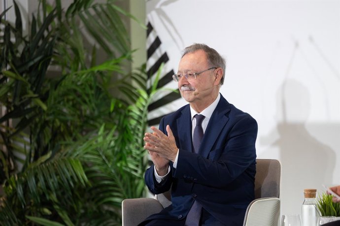 El presidente de Ceuta, Juan Jesús Vivas, durante el Foro ABC, a 21 de octubre de 2026, en Madrid (España). Este debate analiza los desafíos de ambas ciudades autónomas, especialmente tras los acontecimientos fronterizos ocurridos en Ceuta el pasado mes d