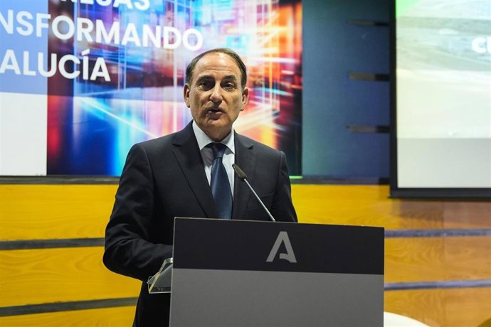 Archivo - El presidente de la Confederación de Empresarios de Andalucía (CEA), Javier González de Lara. Imagen de archivo.