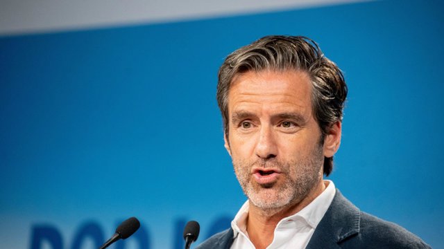 Archivo - El vicesecretario de Cultura y portavoz del PP, Borja Sémper, durante una rueda de prensa, posterior al Comité de dirección del Partido Popular, en la Sede del PP, a 14 de septiembre de 226, en Madrid (España).