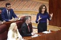 Ayuso cifra en más de 25 millones las pérdidas por la acampada de Sol y avisa del "daño representacional"