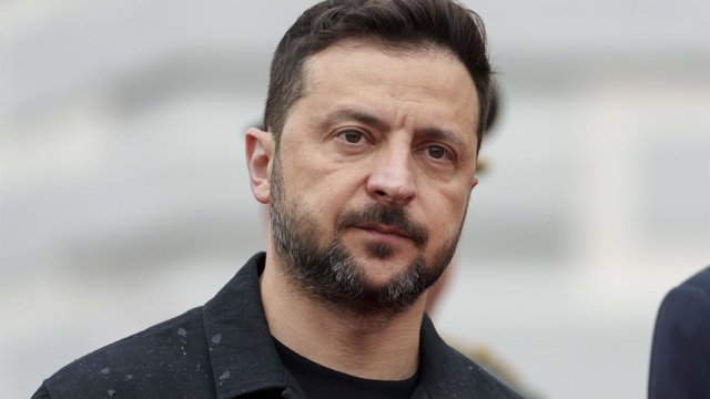 Archivo - El presidente de Ucrania, Volodimir Zelenski