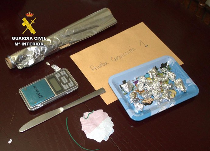 Droga intervenida en el marco de la operación 'Kindersol'