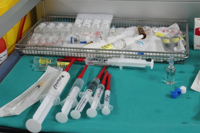 Archivo - Material Quirúrgico, hospital, hospitales, jeringuillas, jeringuilla, jeringa, enfermería, enfermerías