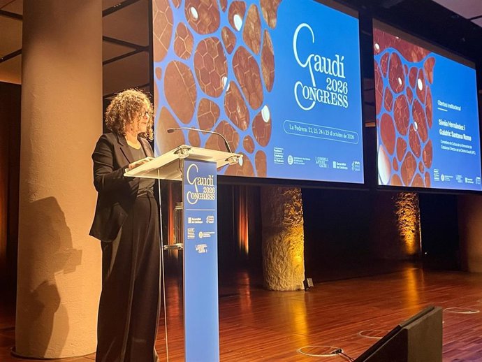 La consellera de Cultura Sònia Hernández abre el I Gaudí International Congress
