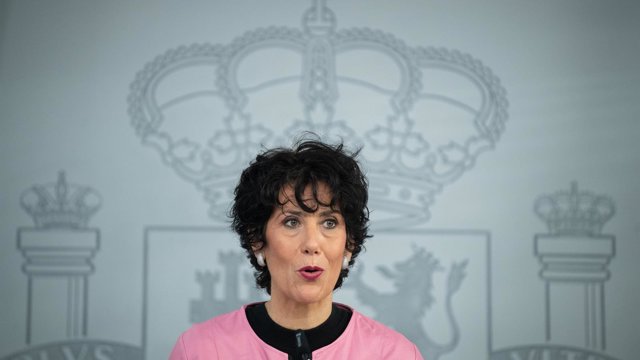 La ministra de Inclusión, Seguridad Social y Migraciones, Elma Saiz.
