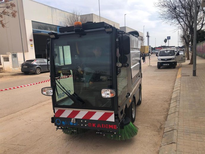 Prova d'una de les barrederes
