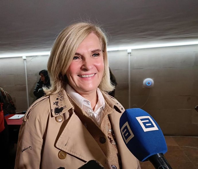 La doctora María Neira, antes de participar en la jornada 'Salud y Medio Ambiente: Retos para el sistema sanitario', que se celebra en Laboral Ciudad de la Cultura.