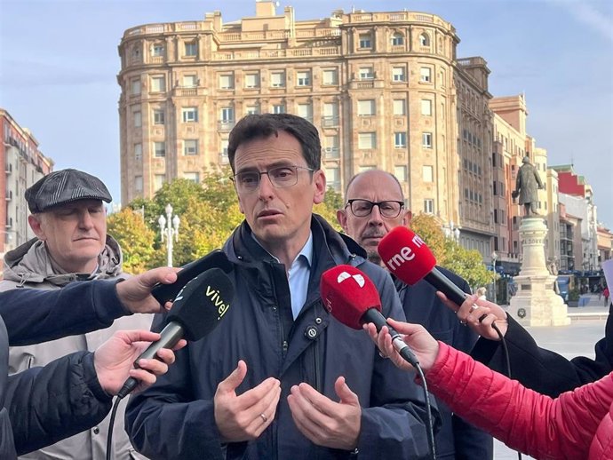 El portavoz del Grupo Municipal Socialista en el Ayuntamiento de Valladolid, Pedro Herrero.