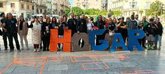 Foto: Cáritas Valencia construye un "hogar" en la Plaza de la Virgen para reivindicar el fin del sinhogarismo