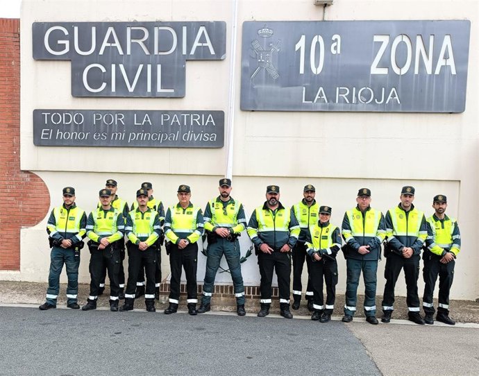 La Guardia Civil incorpora a 11 nuevos agentes al Sector de Tráfico en La Rioja