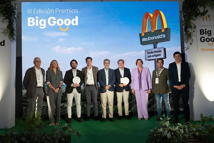 Ganadores de la III edición de los 'Premios Big Good'.