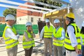 Foto: Las obras del Centro de Adultos Diamanto García de Alcalá (Sevilla) continúan con la fase de revestimiento