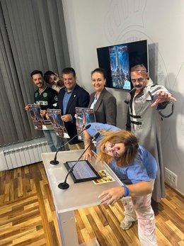 Presentación en la Diputación de Huelva del acto Love Zombies en Gibraleón.