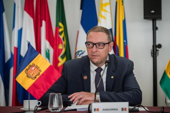 Bardina durante su participación en la reunión ministerial en Alicante.
