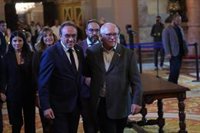 Rull després d'ocupar Lluís Puig el seu escó al Parlament: "Torna un servidor públic honest"