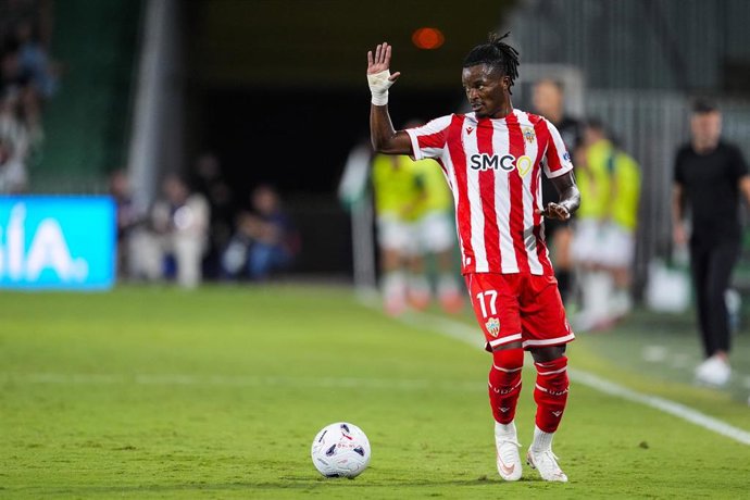 Archivo - El jugador del Almería Brian Cipenga.