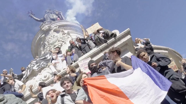 Francia prohíbe las manifestaciones no sindicales los próximos días para "restab