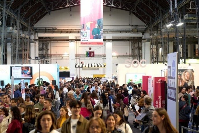 Visitants del Saló de l'Ocupació
