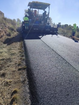 Las obras en la carretera RM-503 entre Aledo y Totana han comenzado este jueves.