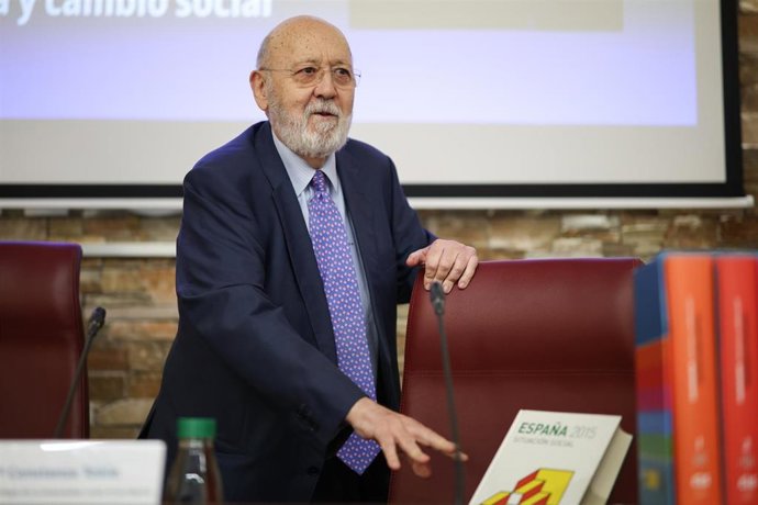 Archivo - El presidente del Centro de Investigaciones Sociológicas, José Félix Tezanos