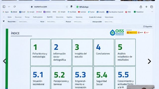Reunión interna de la Organización Iberoamericana de Seguridad Social (OISS)