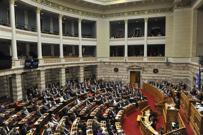 Archivo - Parlamento griego (archivo)
