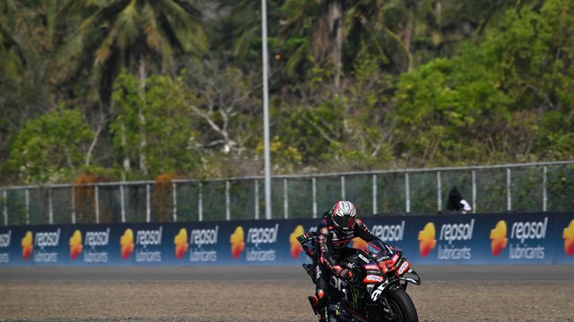 El piloto italiano Marco Bezzecchi durante el GP de Indonesia 2026