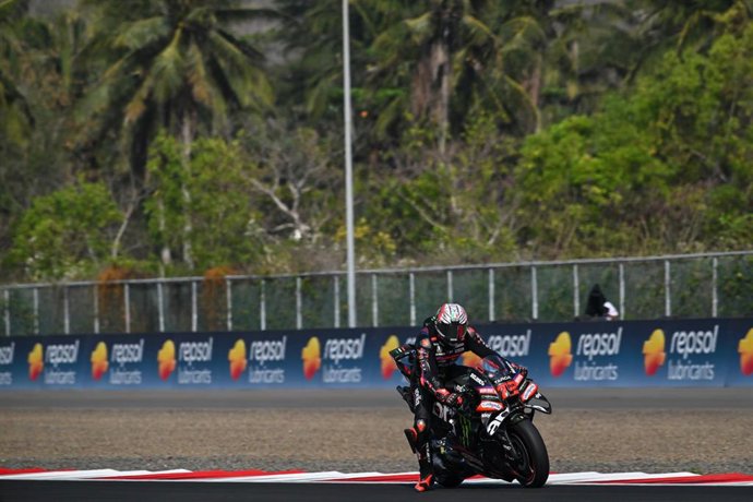 El piloto italiano Marco Bezzecchi durante el GP de Indonesia 2026