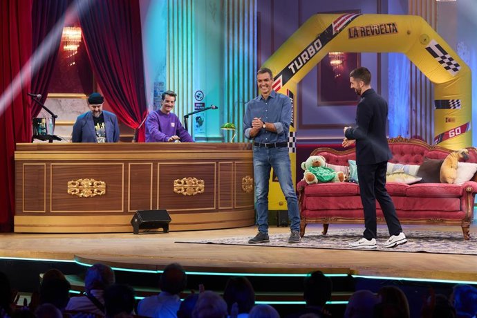 El presidente del Gobierno, Pedro Sánchez, en el programa 'La Revuelta' de TVE