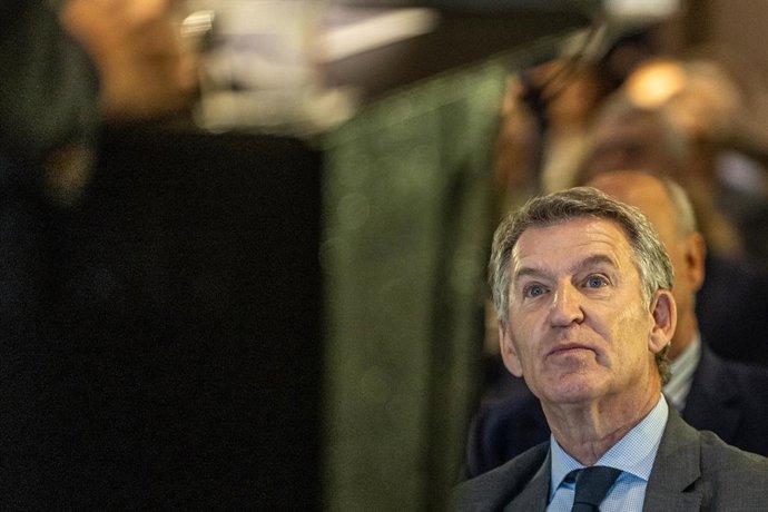 El presidente del Partido Popular, Alberto Núñez Feijóo