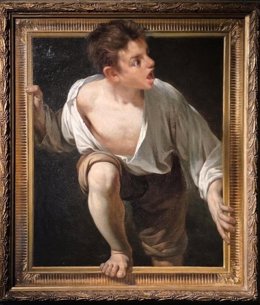 Obra 'Fugint de la crítica II' de Pere Borrell del Caso