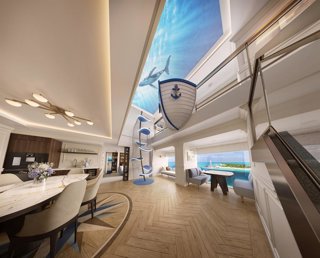 MSC Cruceros presenta una 'villa' dúplex de 230 metros en MSC World Atlantic para captar el turismo familiar de lujo