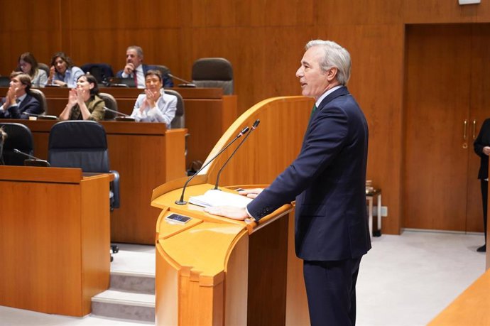 Jorge Azcón es el presidente del Gobierno de Aragón.