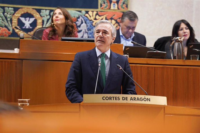 El presidente del Gobierno de Aragón, Jorge Azcón.