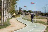 Foto: El Ayuntamiento de Zaragoza renueva la señalización y la pintura de casi 70.000 m2 en 30 tramos de carriles bici