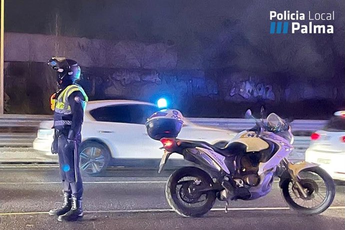 Un agente de la Policía Local de Palma.