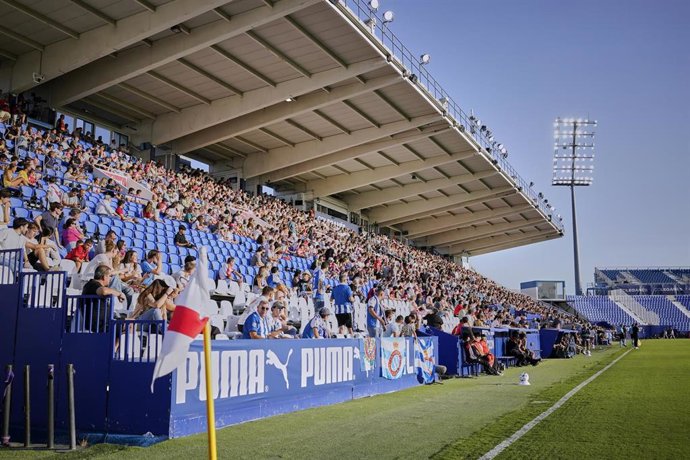 Archivo - Imagen de una grada del Estadio Ontime Butarque de Leganés durante el Rayo Vallecano-Racing Santander de LaLiga EA Sports 26-27