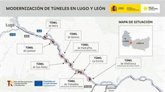 Foto: Transportes revisa la ventilación en túneles de la A-6 en León y Lugo con cortes nocturnos de tráfico