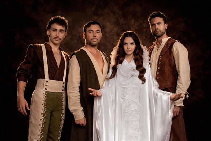 Elenco de la obra 'El agua detenida'.