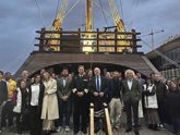 Foto: La provincia de Hueva muestra en Vigo toda su oferta turística a bordo de la Nao Santa María