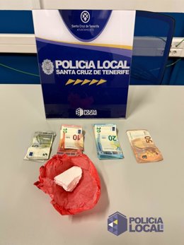 Detenido con 71 gramos de cocaína en el interior de un coche en Santa Cruz de Tenerife