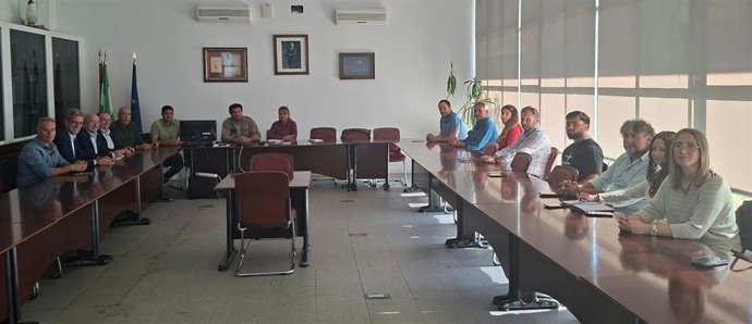 Reunión de la campaña anual de Endesa para la prevención de incendios forestales en el Espacio Natural de Doñana.