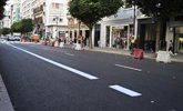 Foto: Finaliza el asfaltado de la calle Colón, cuyas obras avanzan con miras a estar listas en la campaña comercial de Navidad