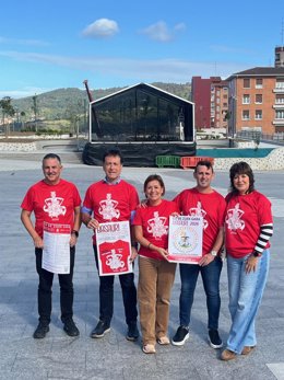 Presentación de 'Gu Be Zuek Gara 2026', una jornada solidaria organizada por la asociación "La Cuadri del Hospi" en Basauri