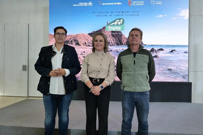 Presentación del XIV Triatlón Cabo de Gata-Níjar (Almería).