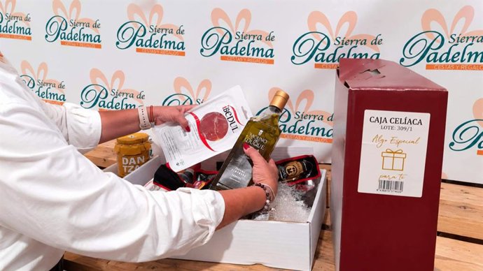 Sierra de Padelma presenta nuevas cestas de Navidad para dietas especiales, baúles y regalos gourmet