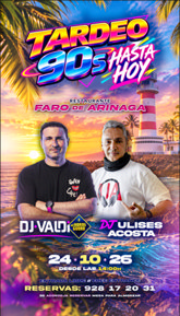 Foto: COMUNICADO: El Restaurante Faro de Arinaga organiza el evento musical Tardeo 90s Hasta Hoy