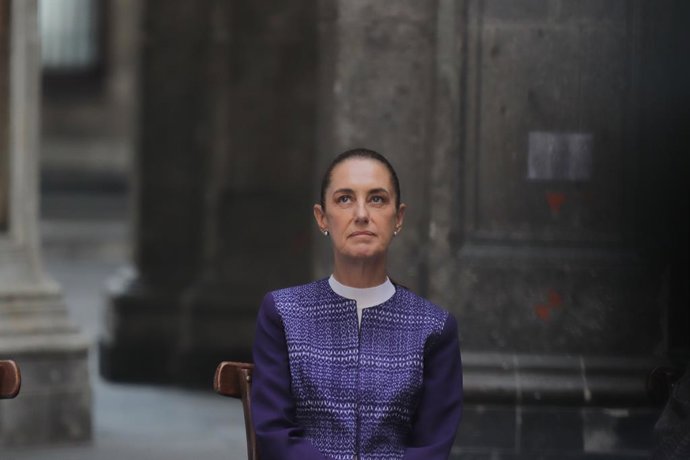 October 12, 2026, Mexico City, Mexico: MEXICO Mexico City, MEXICO, OCTOBER 12, 2026: Mexican President Claudia Sheinbaum